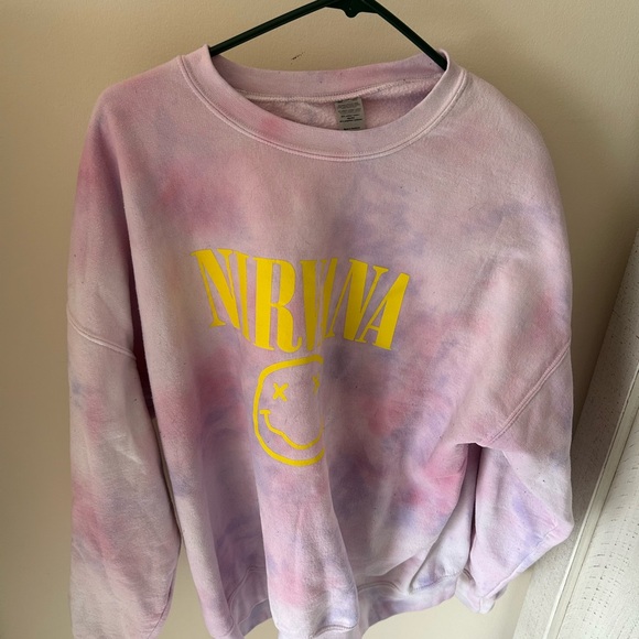Tops - Nirvana Tie-Dye Sweatshirt